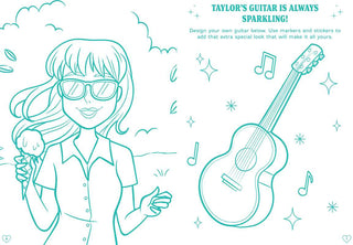 Taylor Swift Friends Forever Coloring & Activity Book with Friendship Bracelet Kit by Delaney Foerster: Paperback; 48 pages / English