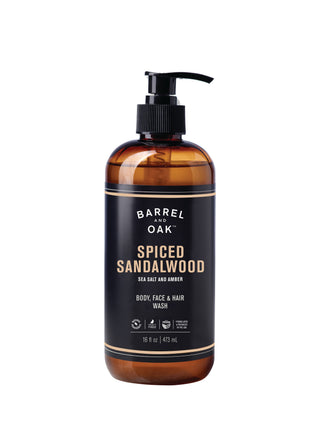 Spiced Sandalwood All-in-One Wash -  16 fl oz