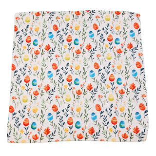 Colorful Easter Eggs Waffle Dishcloth - Spring Decor