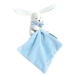 Hello Baby Blanket with Plush Stuffed Animal Bunny: Pink