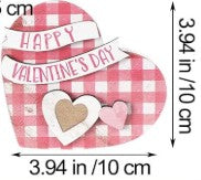 4" Wooden Valentine's Heart