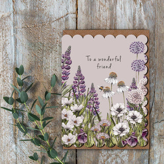 To A Wonderful Friend Card