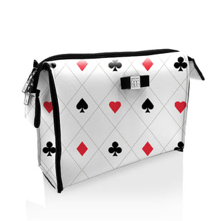 Large Pouchy Clutch Bag - Print - Queen of Hearts