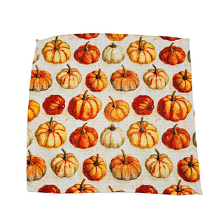 Fall Pumpkin Waffle Washcloths - Fall Decor