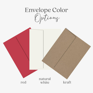 Anniversary Card, Romantic Birthday, Love Card: Red Envelopes / Clear Protective Sleeves