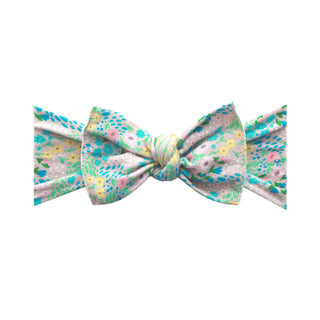 Baby Bling® Fall Printed Knot soft nylon headband: Marigold