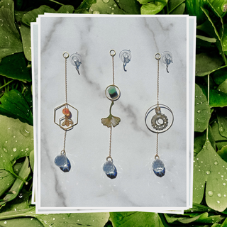Honeybee Suncatcher with Citrine Crystal Gemstone and Prism
