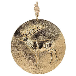 Large Medallion with Stag Ornament - Clearance