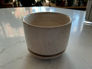 4.5” Tan Ceramic Pot