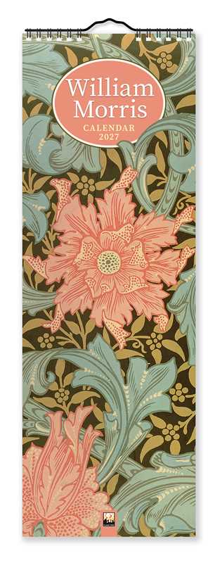 William Morris Slim Calendar 2027 (Art Calendar) by: Calendar; 12 pages / English