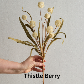 LIMITED BUY - Artificial floral pieces - 9 Choices: Frosted Mistle Toe