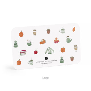 Crisp & Cozy Little Notes® – Mini Notecard Pack, Set of 55