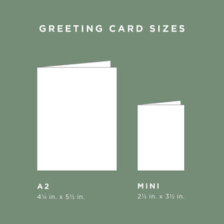 Poppy Mini Greeting Card | Love & Valentine's Day