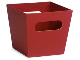 Beveled Tall Market Tray Containers: Black Tall / 6 Pack / Large