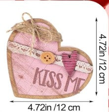 5" Wooden Valentine's Heart