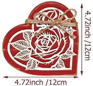 5" Wooden Valentine's Heart