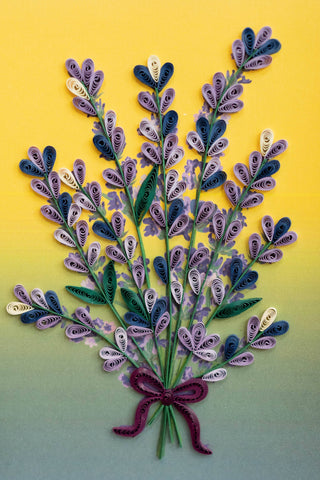Love You, Lavender (Mini Quilled Card)