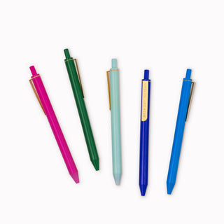 Colored Gel Pens, Florale