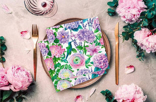 Large Purple Delight Napkins-20 Pk