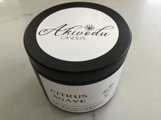 Citrus Agave candle Akivodu Candles
