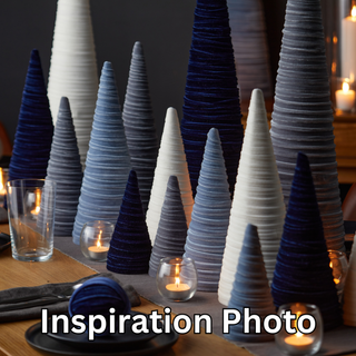 Trees Velvet Medium, Christmas 2025 Tabletop, Gift for: Emerald