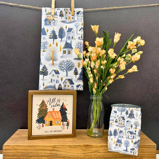 Winter Wonderland Waffle Washcloth - Home Decor