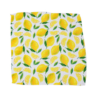 Ripe Lemon Waffle Bar Washcloths - Kitchen Gadget