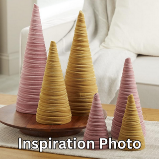 Trees Velvet Medium, Christmas 2025 Tabletop, Gift for: Black