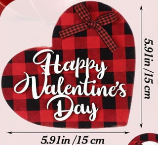 6" Wooden Valentine's Heart