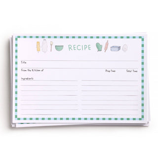 Dessert First Recipe Card Set