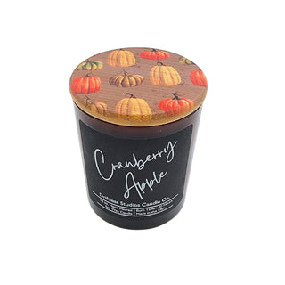 Gray Pumpkin Fall Decor Candles - Soy Wax Candle: Autumn Orchard