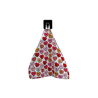 Valentines Be Mine Waffle Weave Dishcloth - Valentines Gifts