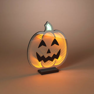 Halloween USB Jack-O-Lantern Infinity Mirror Light 14.5"H K/D