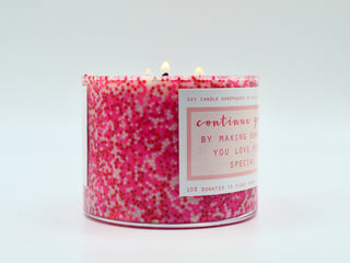 Love You - 3 Wick Valentine's Day Candle - 15 oz Soy Candle