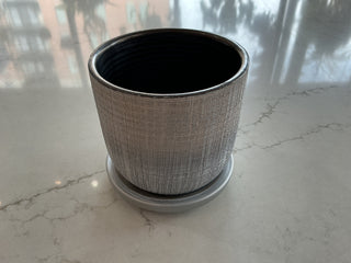 4” Silver Pot