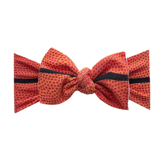 Baby Bling® Printed Knot soft nylon headband: Pink Rose