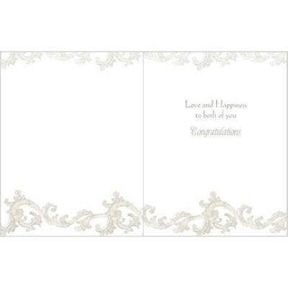 With Scripture Wedding Greeting Greeting Card - Calla Lily