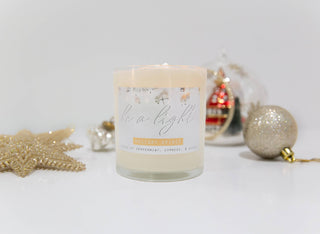 Sprinkle Holiday Spirit Rose Gold Soy Candle: Sprinkle Jar