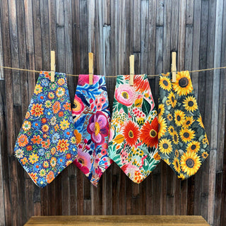 Summer Tropical Flowers Waffle Washcloths - Home Decor
