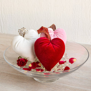Velvet Hearts Spring Wedding, Gift for Mother's Day, Friend: Red