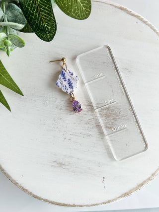 Lavender Statement Earring *BEST SELLER*