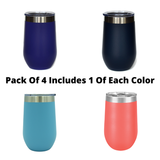 Valentine's Day Roses Are Fine Wine Tumbler Gift For Her: Pink / 12 oz.