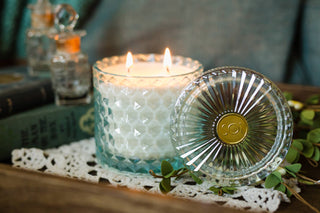 Azure Sands 15oz Shimmer Candle 2 wick