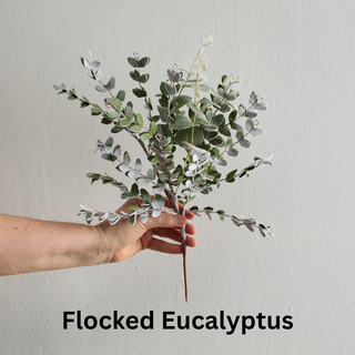 LIMITED BUY - Artificial floral pieces - 9 Choices: Frosted Mistle Toe