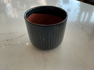 6.75” Dark Emerald Ceramic Pot