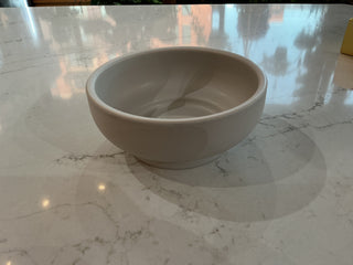 7.5” Gray Ceramic Pot low profile
