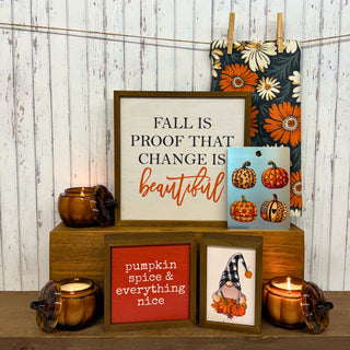Pumpkin Spice Latte Farmhouse Candles - Pumpkin Vessel