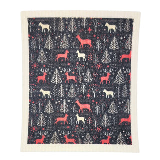 Reindeer Christmas Swedish Dishclothes - Christmas Gifts