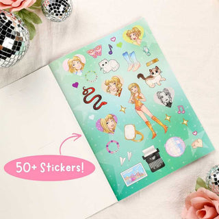 Taylor Swift Friends Forever Coloring & Activity Book with Friendship Bracelet Kit by Delaney Foerster: Paperback; 48 pages / English