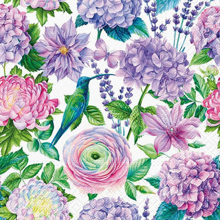 Large Purple Delight Napkins-20 Pk
